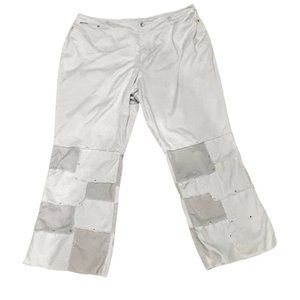 plus size vintage revolt patchwork jeans